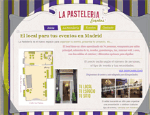 Tablet Screenshot of lapasteeventos.com